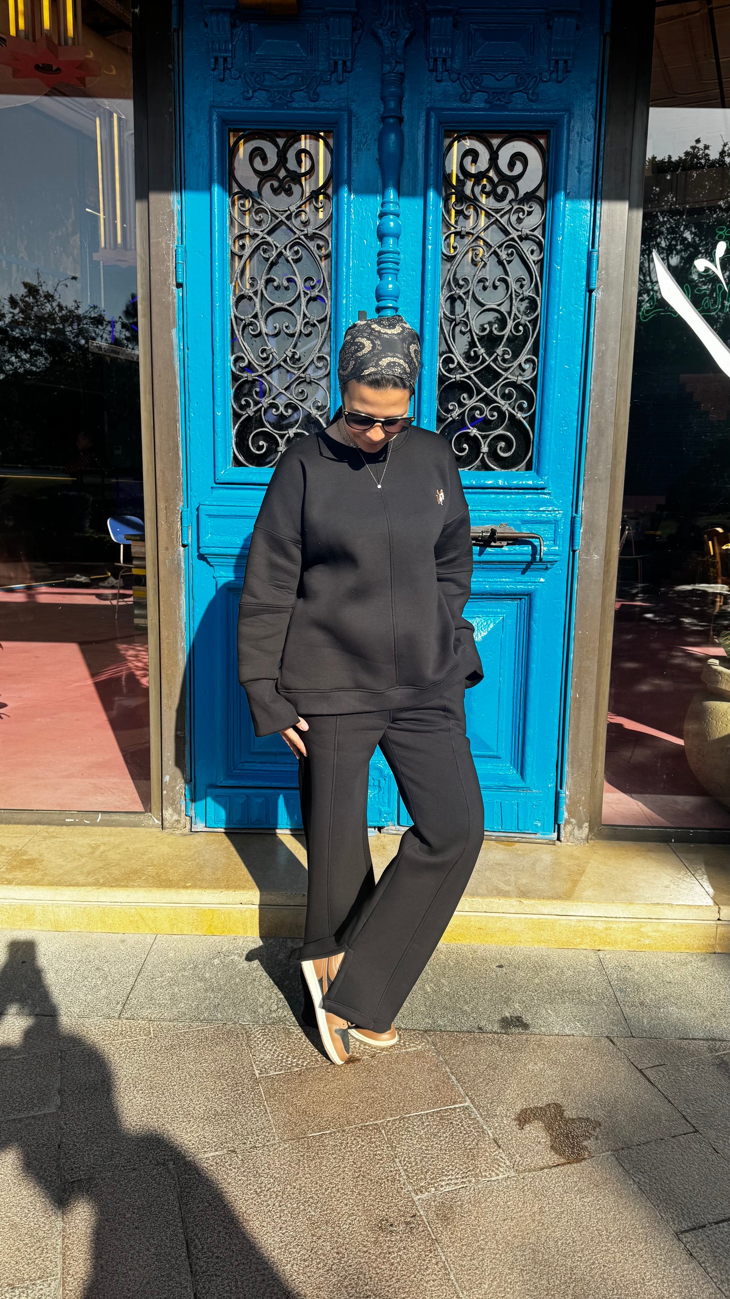 Black Oversized Comfy Set