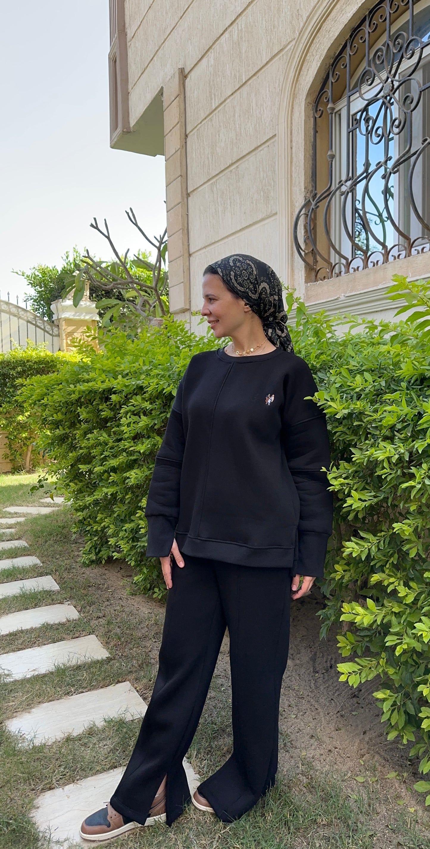 Black Oversized Comfy Set