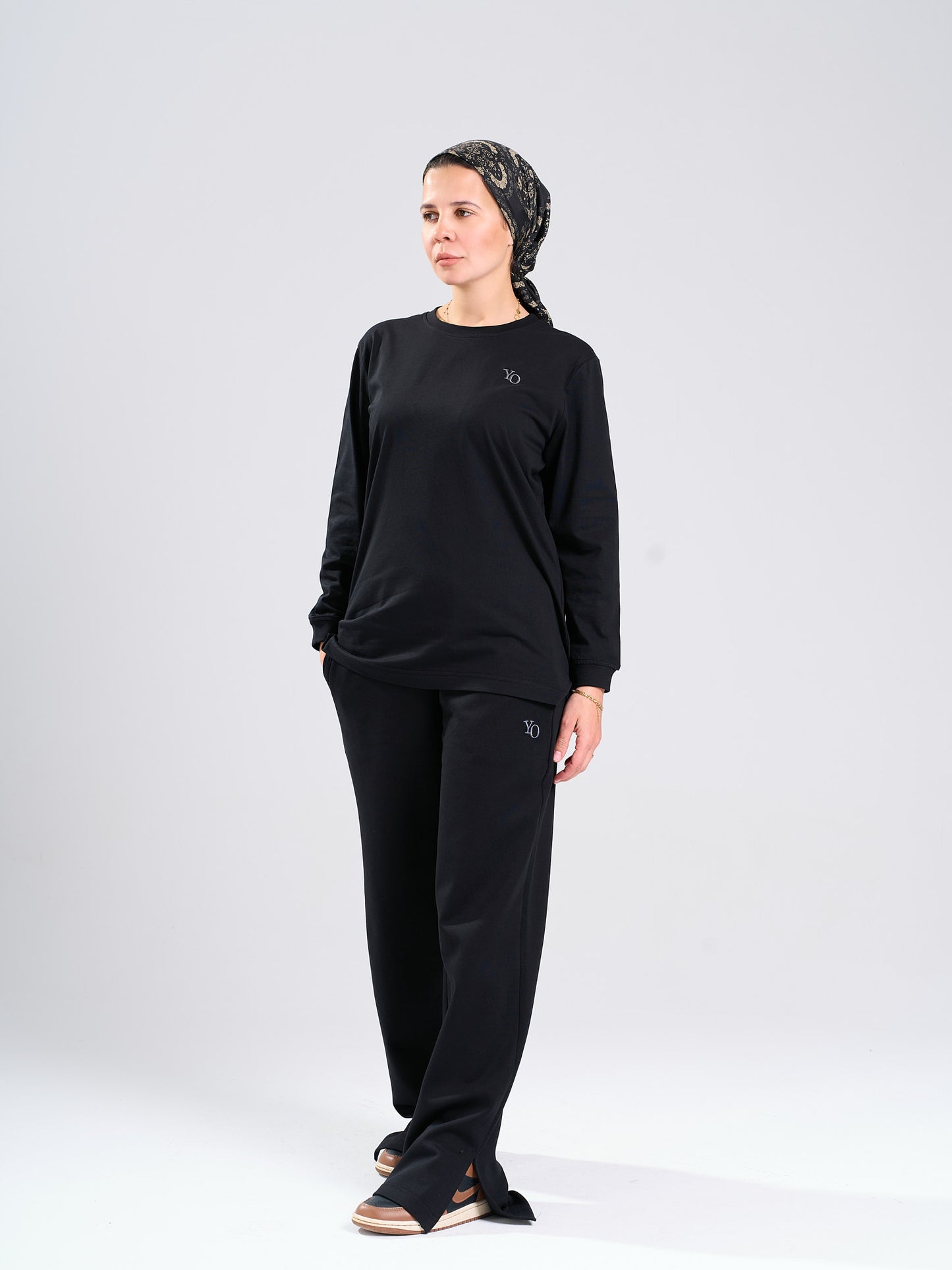 Black essential Ease Cotton Set